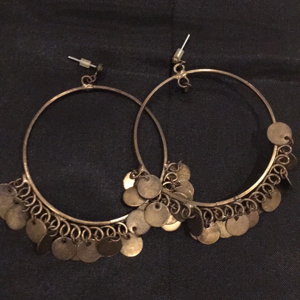 VINTAGE BOHO HOOP EARRINGS